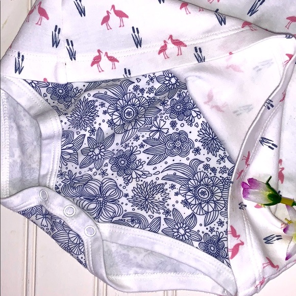 Feather Baby Sleeveless Onesie Dress 6-9 - Picture 4 of 9